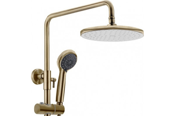 Душевая стойка Kaiser Trio 57188Br бронза, штанга 130.6 см