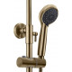 Душевая стойка Kaiser Trio 57188Br бронза, штанга 130.6 см