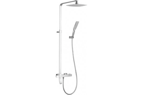 Душевая стойка Kaiser Zinger 35282 хром, штанга 142.8 см, 1 режим