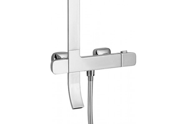Душевая стойка Kaiser Zinger 35282 хром, штанга 142.8 см, 1 режим