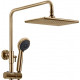 Душевая стойка Kaiser Trio 57288Br бронза, штанга 130.6 см, 1 режим