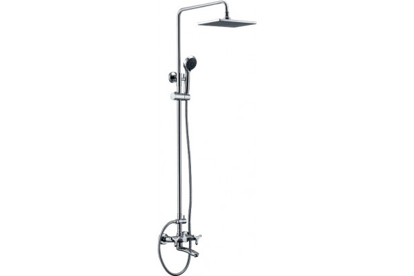 Душевая стойка Kaiser Trio 57288 хром, штанга 130.6 см, 1 режим