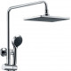 Душевая стойка Kaiser Trio 57288 хром, штанга 130.6 см, 1 режим