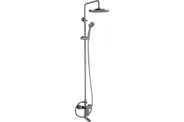 Душевая стойка Kaiser Linear 59182 хром, штанга 166.2 см, 3 режима