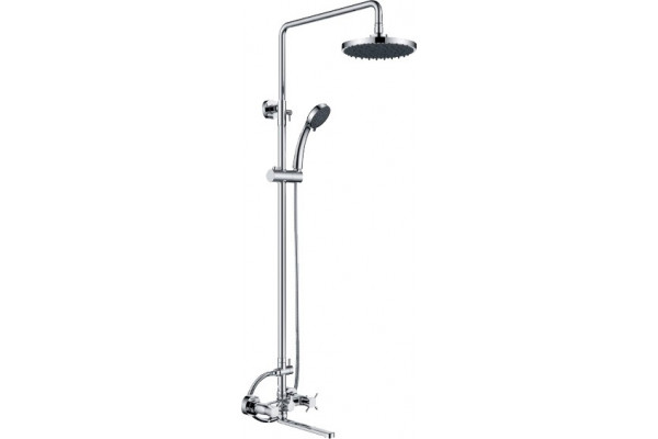 Душевая стойка Kaiser Cuatro 58182 хром, штанга 130 см
