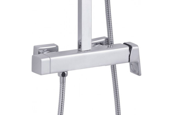 Душевая стойка Kaiser Sonat 34282 хром, штанга 135 см, 1 режим