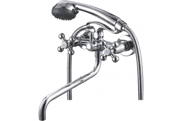 Смеситель Kaiser Carlson Lux 11056 универсальный двухвентильный, хром