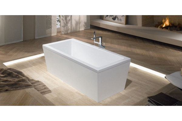 Стальная ванна Kaldewei Avantgarde Conoduo 734 с покрытием Easy-Clean, пристенная, прямоугольная