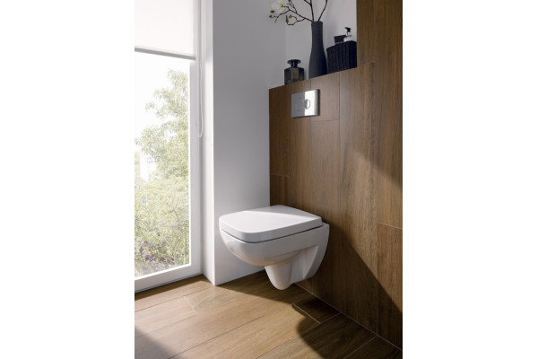 Унитаз подвесной Keramag Renova Nr.1 Comprimo New 206145 белый, прямоугольный, 35x48.5 см