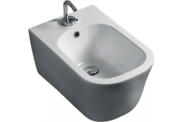 Биде подвесное Kerasan Tribeca 512501 цвет белый, прямоугольное, 35x54 см