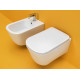 Биде подвесное Kerasan Tribeca 512501 цвет белый, прямоугольное, 35x54 см