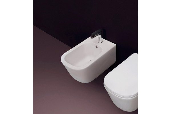 Биде подвесное Kerasan Tribeca 512501 цвет белый, прямоугольное, 35x54 см