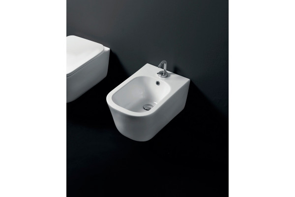 Биде подвесное Kerasan Tribeca 512501 цвет белый, прямоугольное, 35x54 см