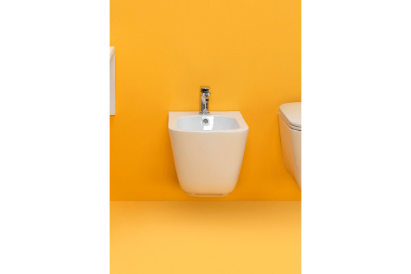 Биде подвесное Kerasan Tribeca 512501 цвет белый, прямоугольное, 35x54 см