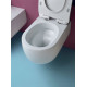 Унитаз подвесной Kerasan Flo 311101 белый, овальный, антивсплеск, 37x54 см