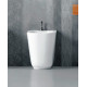 Биде напольное Kerasan Tribeca 512001 цвет белый, прямоугольное, 35x55 см