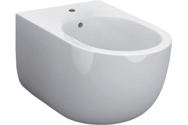 Биде подвесное Kerasan Flo 312301 цвет белый, овальное, 37x54 см