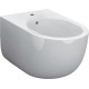 Биде подвесное Kerasan Flo 312301 цвет белый, овальное, 37x54 см