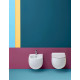 Биде подвесное Kerasan Flo 312301 цвет белый, овальное, 37x54 см