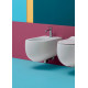 Биде подвесное Kerasan Flo 312301 цвет белый, овальное, 37x54 см