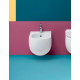 Биде подвесное Kerasan Flo 312301 цвет белый, овальное, 37x54 см