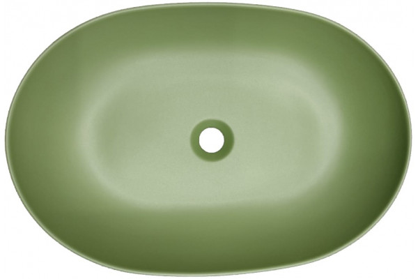 Раковина Kerasan Nolita 534311*0 60x40 см, verde, круглая, цвет зеленый