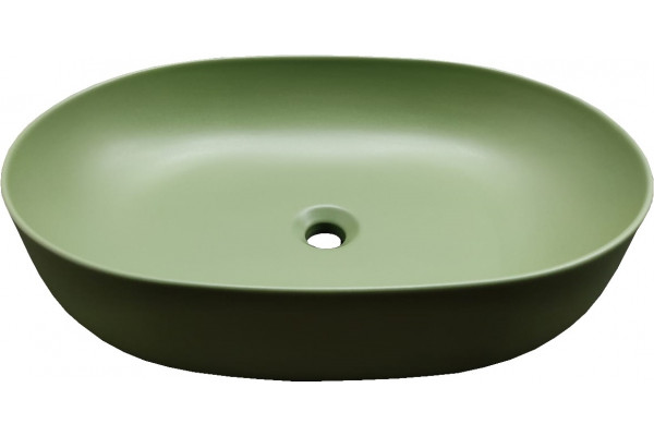 Раковина Kerasan Nolita 534311*0 60x40 см, verde, круглая, цвет зеленый