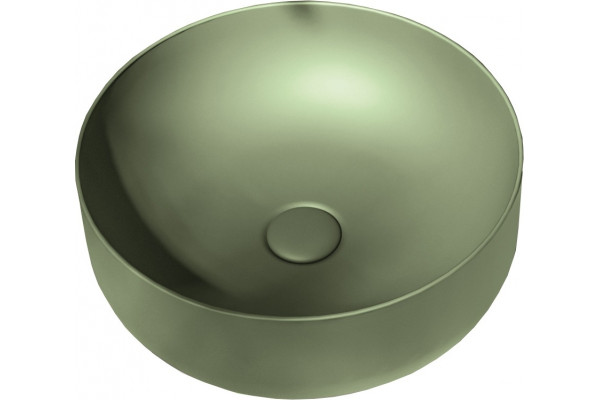 Раковина Kerasan Nolita 534411*0 40 см, verde muschio, круглая, цвет зеленый
