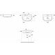 Раковина Kerasan Nolita 534131*1 60x45 см, черная матовая, полукруглая, цвет черный