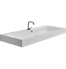Раковина Kerasan Cento 353401*1 120x45 см, белая, прямоугольная, цвет белый
