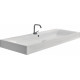 Раковина Kerasan Cento 353401*1 120x45 см, белая, прямоугольная, цвет белый
