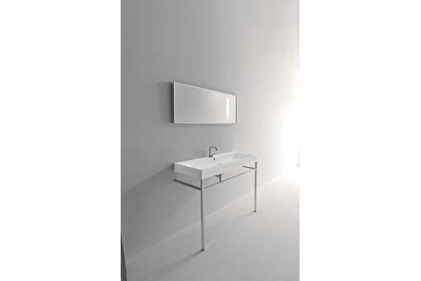 Раковина Kerasan Cento 353401*1 120x45 см, белая, прямоугольная, цвет белый