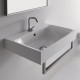 Раковина Kerasan Cento 353201*1 70x45 см, белая, прямоугольная, цвет белый