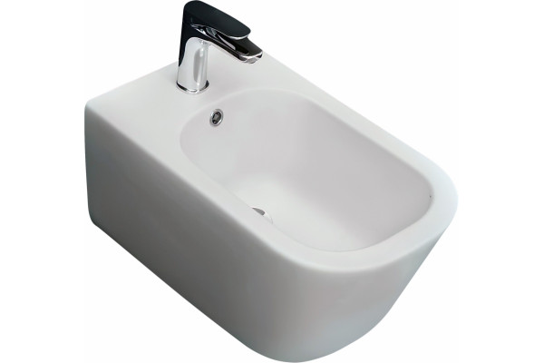Биде подвесное Kerasan Tribeca 512530 белый матовый прямоугольное, 35x54 см