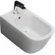 Биде подвесное Kerasan Tribeca 512530 белый матовый прямоугольное, 35x54 см