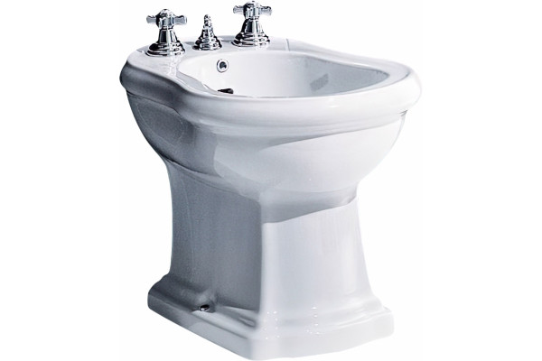 Биде напольное Kerasan Retro 102201*1 цвет белый, овальное, 38.5x60 см