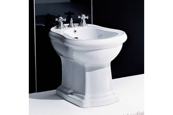 Биде напольное Kerasan Retro 102201*1 цвет белый, овальное, 38.5x60 см