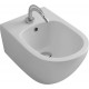 Биде подвесное Kerasan Aquatech 372401*1 цвет белый, овальное, 36.5x55 см