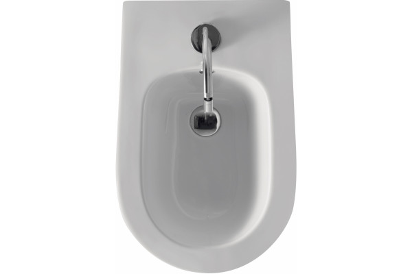 Биде подвесное Kerasan Aquatech 372401*1 цвет белый, овальное, 36.5x55 см