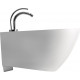 Биде подвесное Kerasan Aquatech 372401*1 цвет белый, овальное, 36.5x55 см