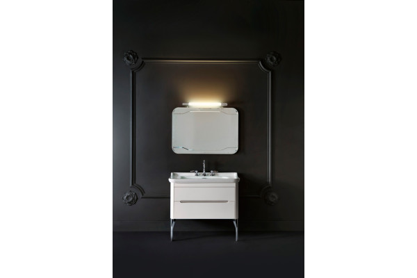 Раковина Kerasan Waldorf 4142 цвет белый, прямоугольная, с переливом
