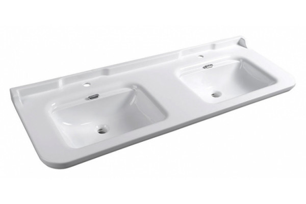 Раковина Kerasan Waldorf 4143 цвет белый, прямоугольная, с переливом