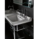 Раковина Kerasan Waldorf 4143 цвет белый, прямоугольная, с переливом