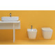 Унитаз подвесной Kerasan Tribeca 511401 белая белый, 35x54 см