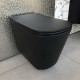 Унитаз приставной Kerasan Tribeca 511831 черная матовая черный, 35x55 см