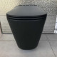 Унитаз приставной Kerasan Tribeca 511831 черная матовая черный, 35x55 см