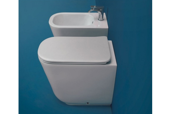 Унитаз приставной Kerasan Tribeca 511801 белая белый, 35x55 см