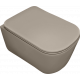 Унитаз подвесной Kerasan Tribeca 511481 nocciola mat бежевый, 35x54 см