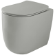 Унитаз приставной Kerasan Nolita 531859 grigio matt серый, 35x55 см