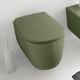 Унитаз подвесной Kerasan Nolita 531411 verde зеленый, 35x55 см